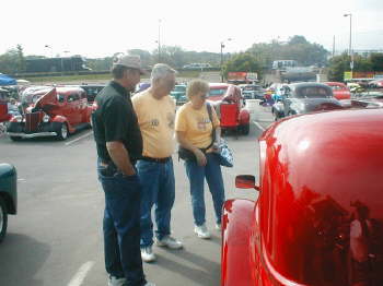 Jack showing off his '32 Ford!