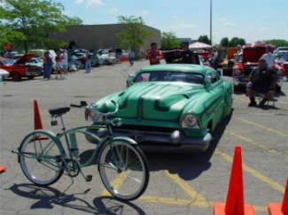 Vodooo Larry's 53 Chevy & Bike