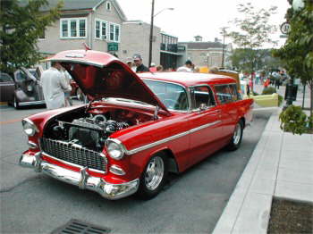Jerry Campbell drove his 55 Nomad over from Keavy, Ky