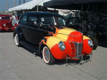 Flammed '40 Sedan