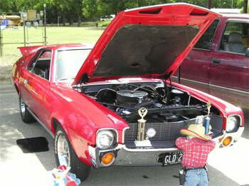 Jerry Hill and his '68 AMX have been cleaning up in the area car shows this suymmer