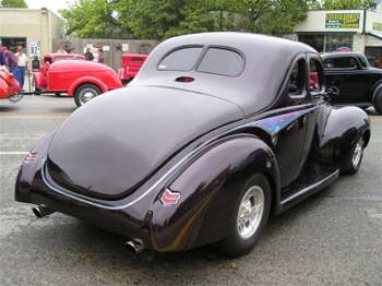 Nicely frenched tailights and 3rd brake light  set off Paul's coupe