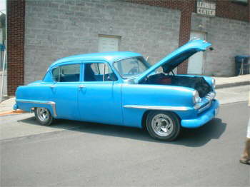 Bent Couch drove over in his 53 Plymouth