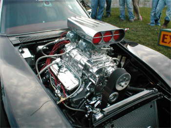 Engine in George Smiths Vette