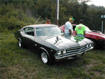 Jason Allen brought his Slick Chevelle to the Party