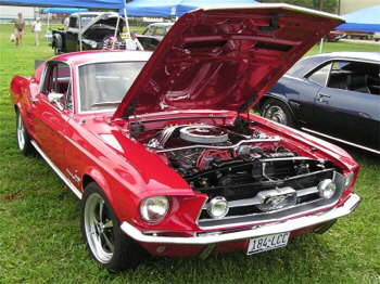 Bill Dodge from Austin won 3rd in class with this '67 Mustang