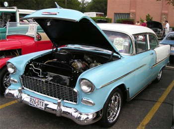 Don Garcia is proud of his '55 and rightly so