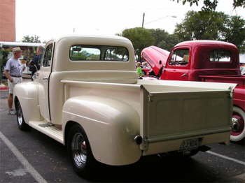 Julie Nelson and Larry Angerman showed off this '52 F-1 pickup