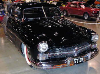 Stan Webbs '50 Merc is another highlight of the donut Gang display