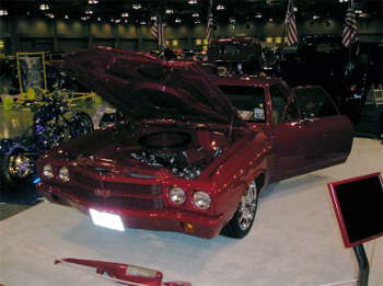 This '70 El Camino that belongs to Jack Barnett of Austin didn't show up very well in the indoor lighting