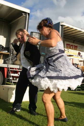 Dancing in the park