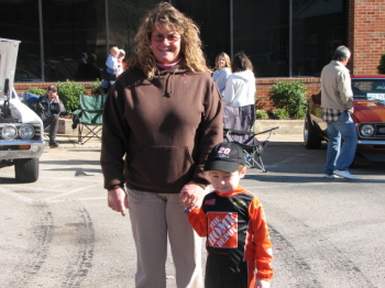 Glenna Hoskins and grandson