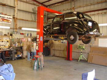 Bobby Hohman's Chevy sedan