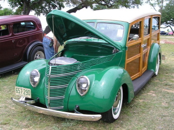 Carolyn Smith is the proud owner of this '38 Woody