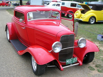 Don and Nancy Shoenfeld are from Aransas Pass Texas and brought their Deuce coupe