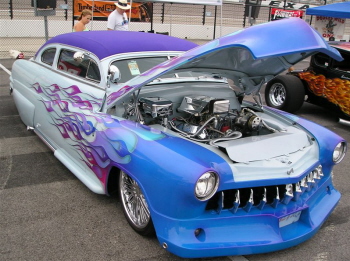 Another Oklahoma City car is this highly customized '51 Mercury owned by James Luker