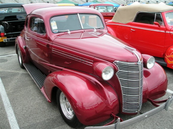 Jim Greene of Street Rods Forever brought out his fine '38 Chevy coupe