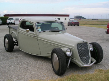 Mike Yoder brought this '35 Ford pickup from Hutchinson Kansas