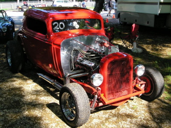 Channeled Chevy Coupe