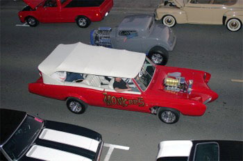 George Barris created The Monkees car.