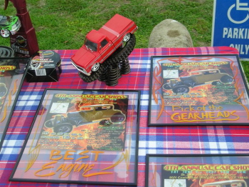 The Guys in the Gearheads Car Club put together some not run of the mill trophies!