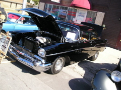 68  This '57 Chevy is the pride of Mike Cambell who cruised in with the Donut Gang