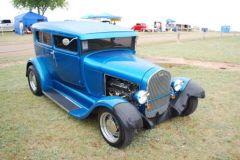  Tony Barajas from Helotes Trexas drives this '29 Sedan