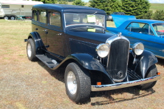 Barry Noel has a rare 32, this being a Plymouth 4 door rod