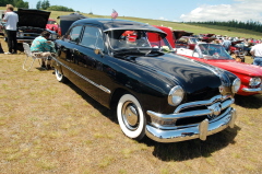 Frank Mathews, Clinton, WA 1950 Ford Custom 2 dr sedan