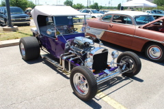  Robert Courtney and his home built T-Bucket are also Donut Gang members