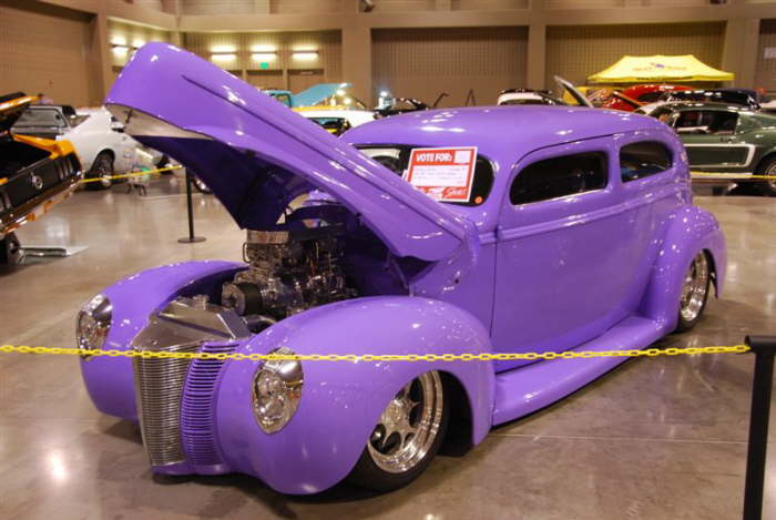 68  Craig Smith and his choped and blown '40 sedan have been around the Austin car scene for a while