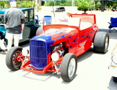 5    Darla Redmon is a ball of fire in her '29 roadster with the Deuce grille