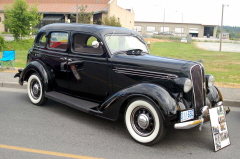 Ed and Doris Pearson 1936 Plymouth sedan