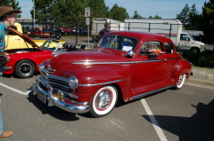 Vic Bassanese 1948 Plymouth coupe