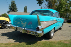 Bob and Val Clardy 1957 Chevy Old School