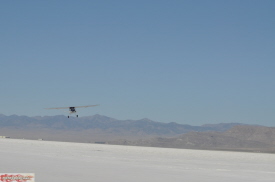 Planes even flew in next to the Salt Flats