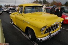 Chevy pickup in yellow
