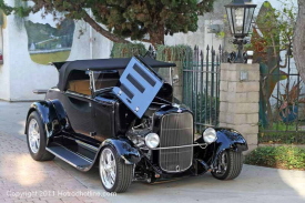 The setting for these Hot Rods is special. Here is Donn Wagners nice ZZ4 Chevy  powered 30Ford Roadster from La Mirada, CA.