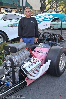 Pete Eastwood restored this sharp Ed Pink Top Fuel dragster.