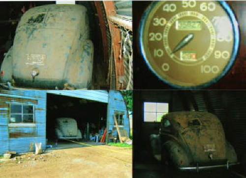 Richard White Found A 1939 Ford Standard - Here are some pictures taken last weekend, before a bath and after.  This is a 39 Ford standard that has 35K documented miles.  The car has been setting for 40 years, and was in the same family since new! This go