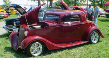 Danny May from Harrison, Ohio has a VERY cool '34 Chevy Coupe!