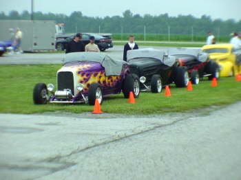 I always wanted to be a French Painter!  I'm going to call this... Roadsters in the mud!  (yuk!)