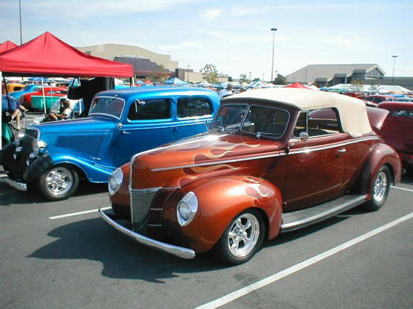 A couple of cars from Car Durbins collection, this guy has more cars than the law allows.