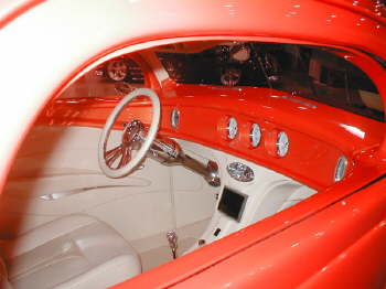 Interior of Rick Boyd's '37 Cord Coupe.