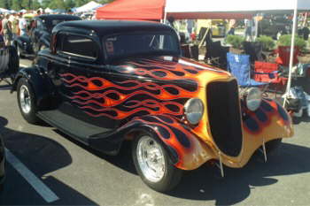 Flamin' '34 Ford Coupe!