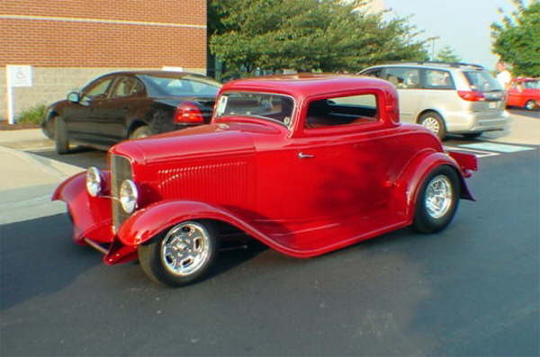 The car show at the Holiday Inn on Friday night was very cool!