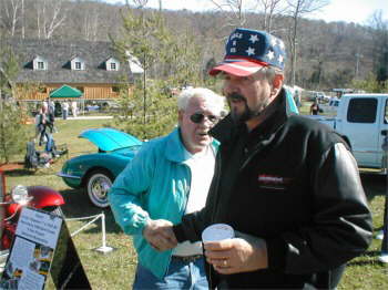 Jack Roberts & old friend Jacky White.