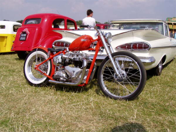 Another view of Calvin Evans 'Hot Bike'!