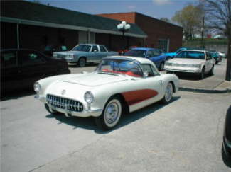 This 57 Vette was bought new by Tims Mom and he wouldnt consider parting with it