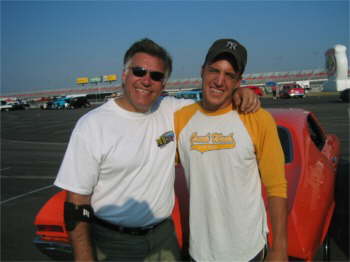 Frank V & Alex V with Alex's outrageous Big Block Chevelle